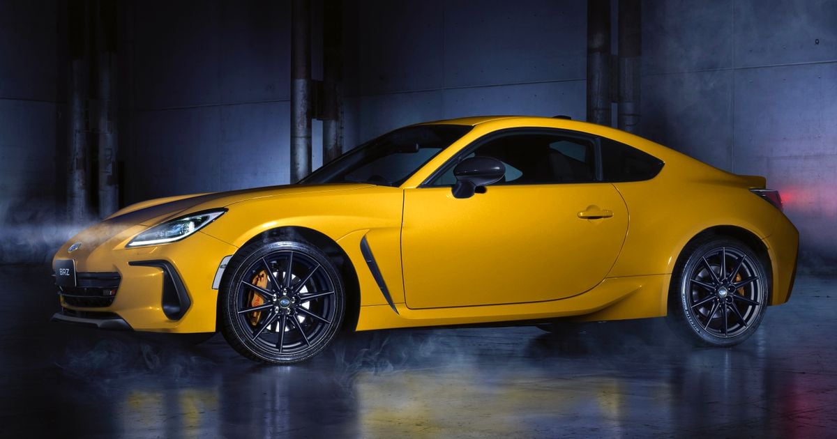 A edição especial amarela brilhante do Subaru BRZ será limitada