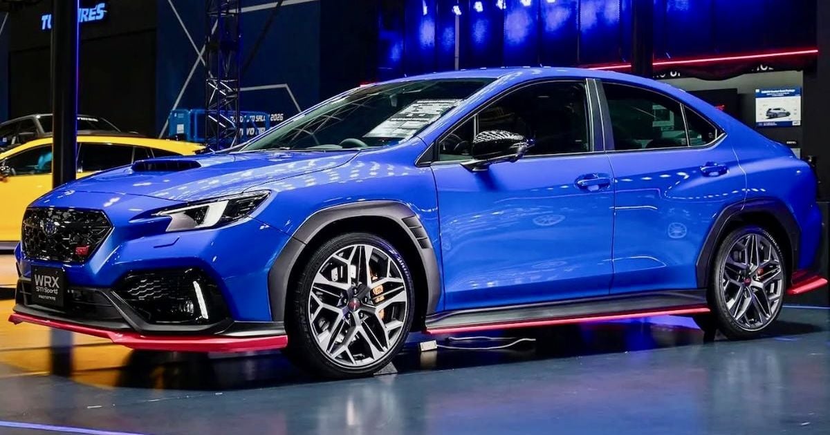 Protótipo do Subaru WRX STI Sport revelado, multidão fica moderada