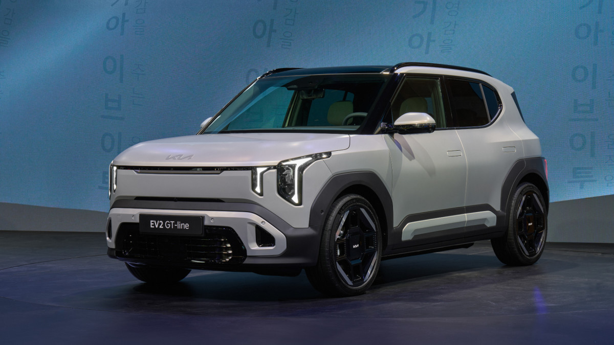 Kia EV2 estreia com assentos inteligentes, alcance impressionante e inúmeras opções