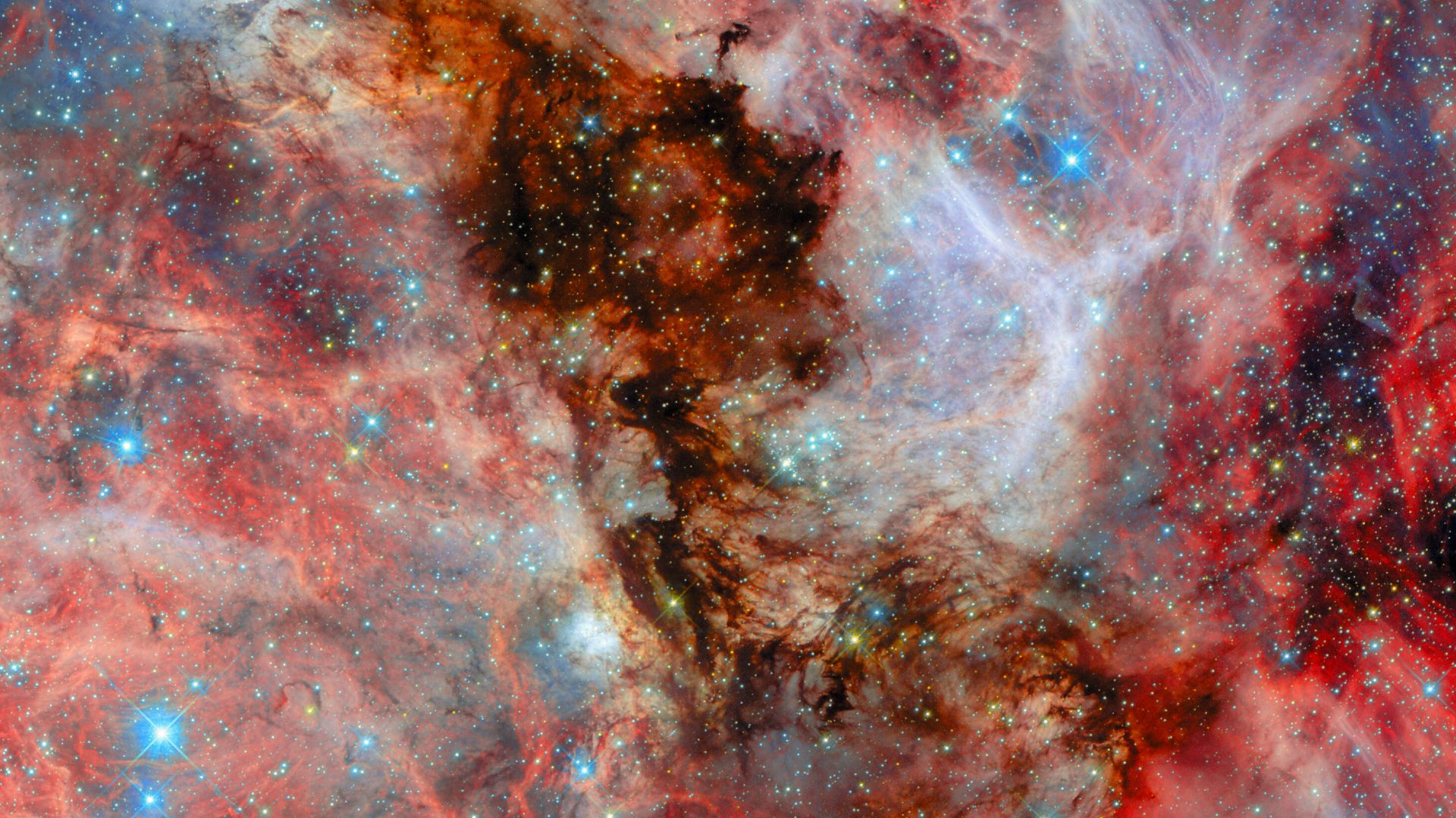 Hubble vê estrelas bebês na foto do dia da Grande Nuvem de Magalhães em 21 de janeiro de 2026