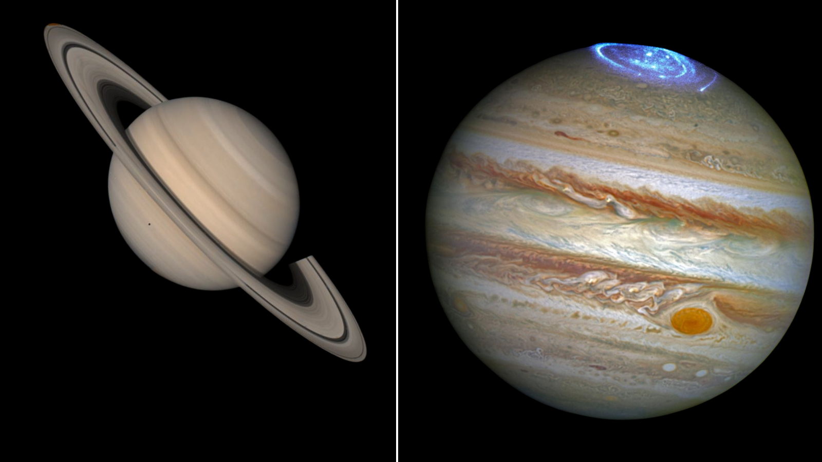 O misterioso clima polar em Júpiter e Saturno pode ser a chave para compreender o seu interior