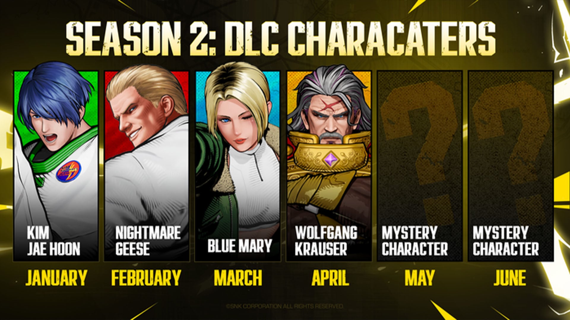 Personagens DLC da 2ª temporada de Fatal Fury: City of the Wolves anunciados