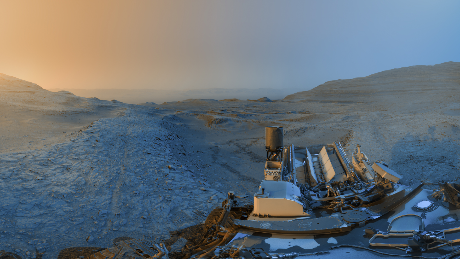 O rover Curiosity da NASA envia um novo panorama impressionante do alto do Monte Sharp de Marte