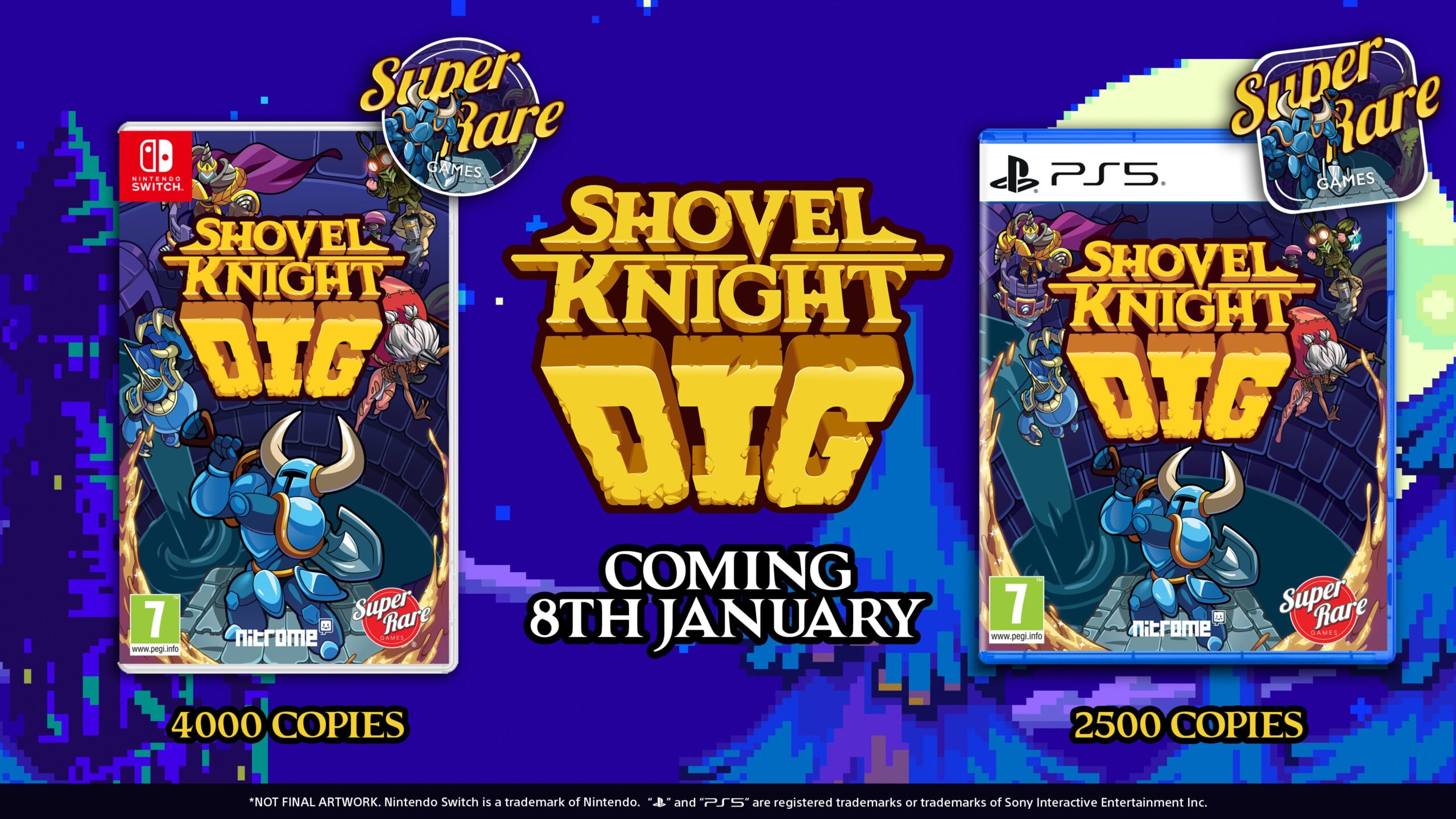Shovel Knight Dig PS5 e edição física Switch anunciada