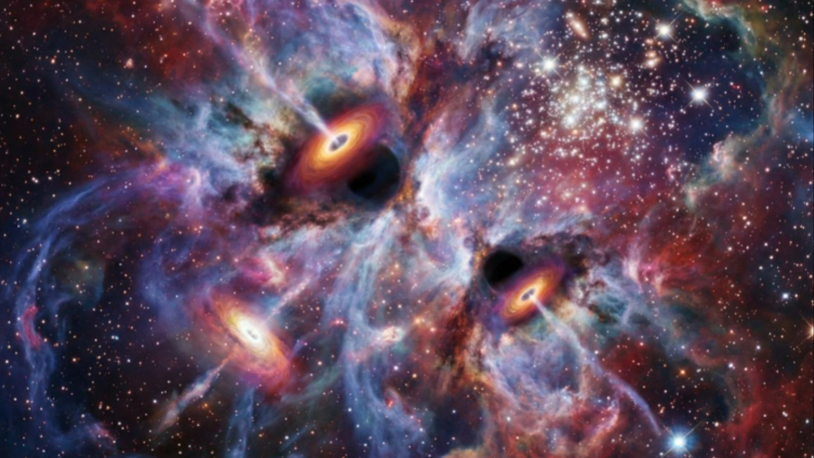 O ‘frenesi alimentar’ de um buraco negro pode ajudar a explicar um mistério cósmico descoberto pelo Telescópio Espacial James Webb