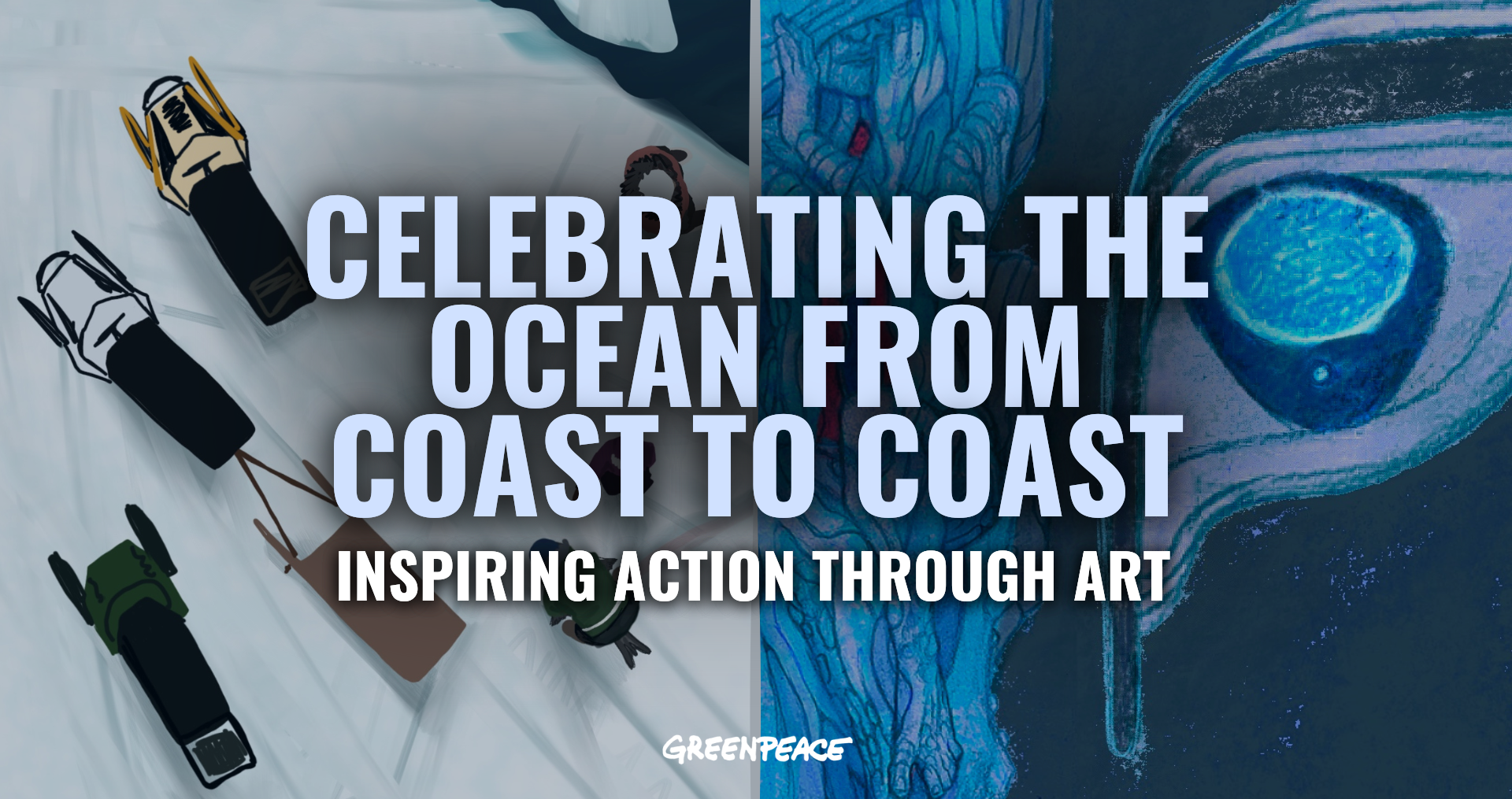 Artistas canadenses revelam murais dos oceanos enquanto o histórico tratado oceânico entra em vigor