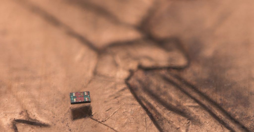 Este robô aquático autônomo é menor que um grão de sal