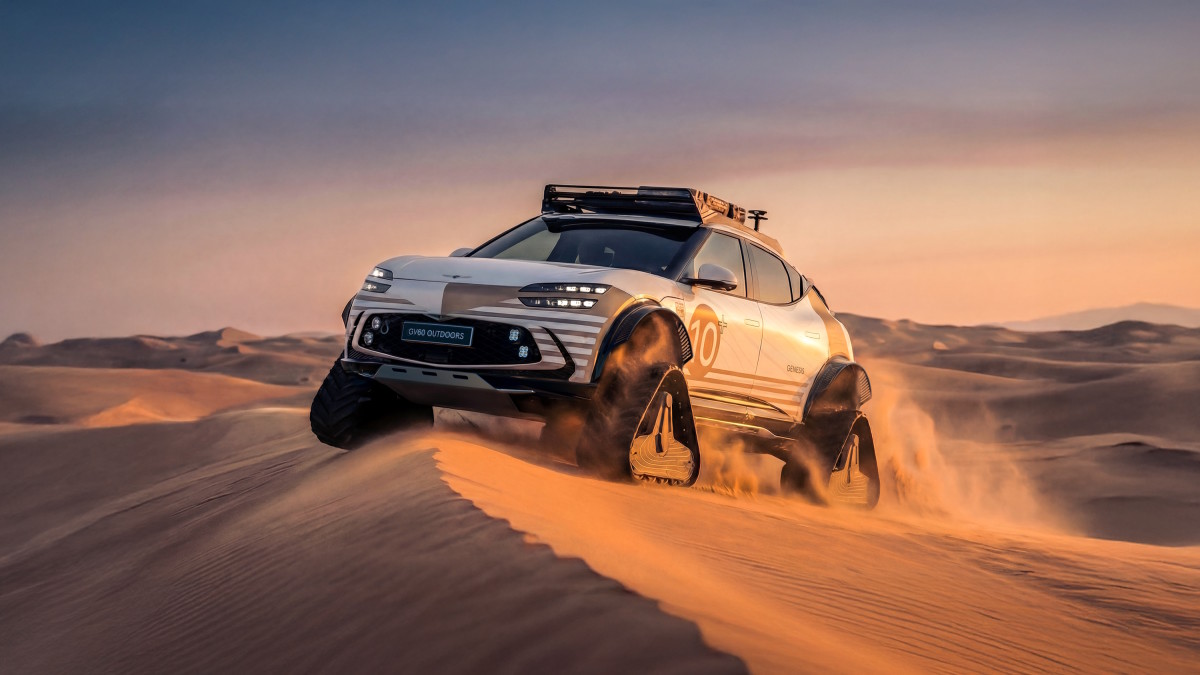 Genesis colocou rastros de tanque em um SUV enquanto explora o luxo off-road extremo