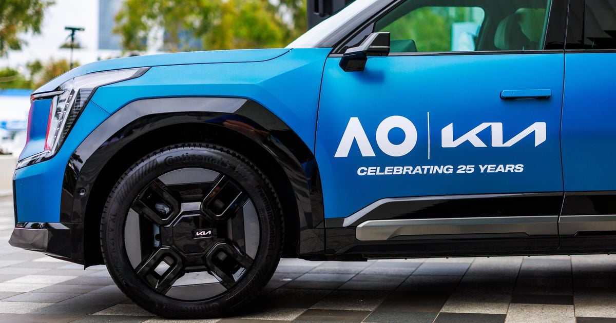 Kia conduzindo o Australian Open 2026 com mais EVs do que nunca