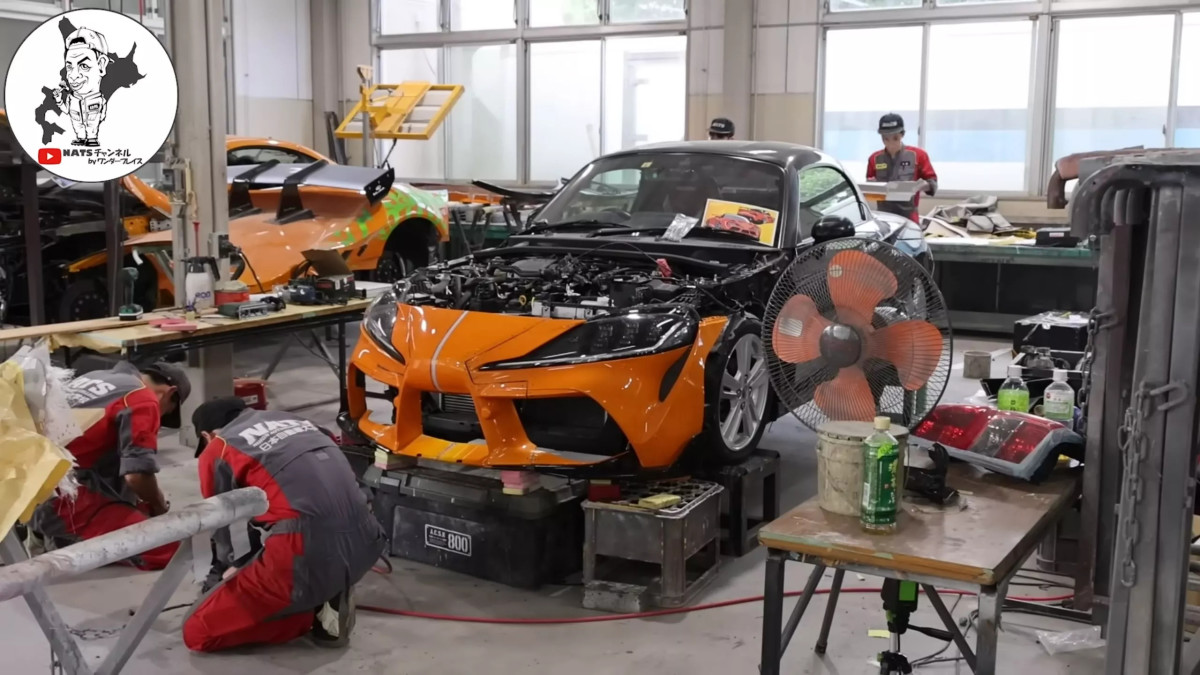 Estudantes japoneses transformam um carro Kei em um Mini Toyota GR Supra