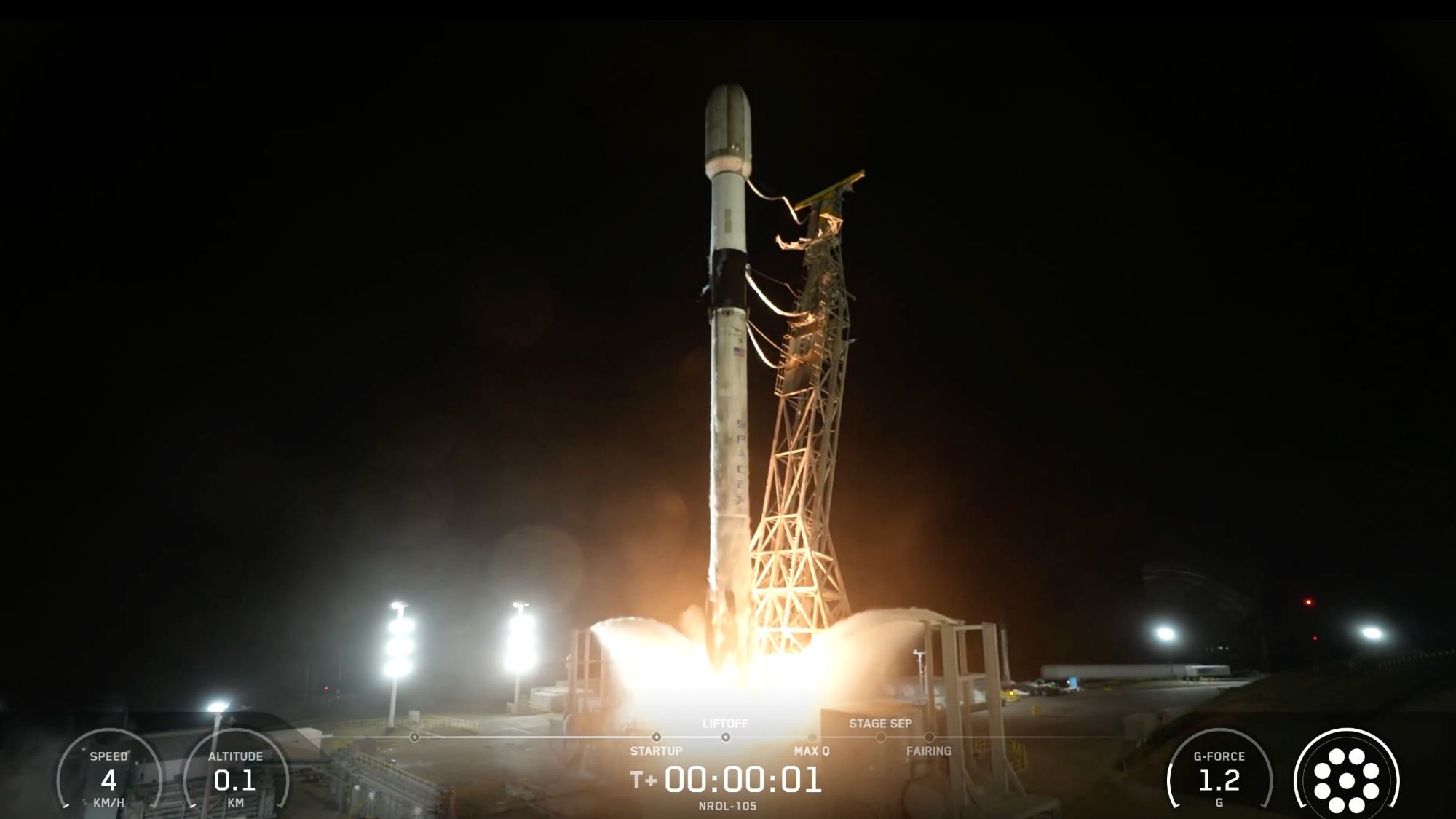 SpaceX lança sua primeira missão de segurança nacional de 2026, enviando satélites espiões dos EUA para órbita
