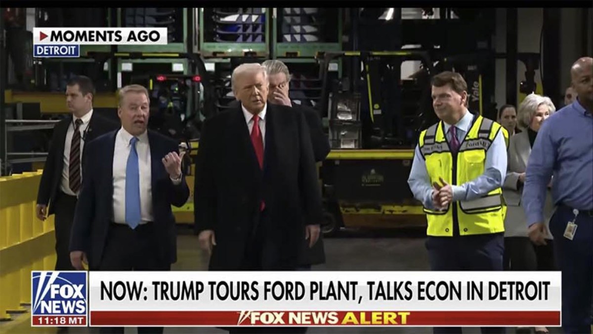 US$ 800.000 arrecadados para trabalhador suspenso da Ford após confronto com Trump
