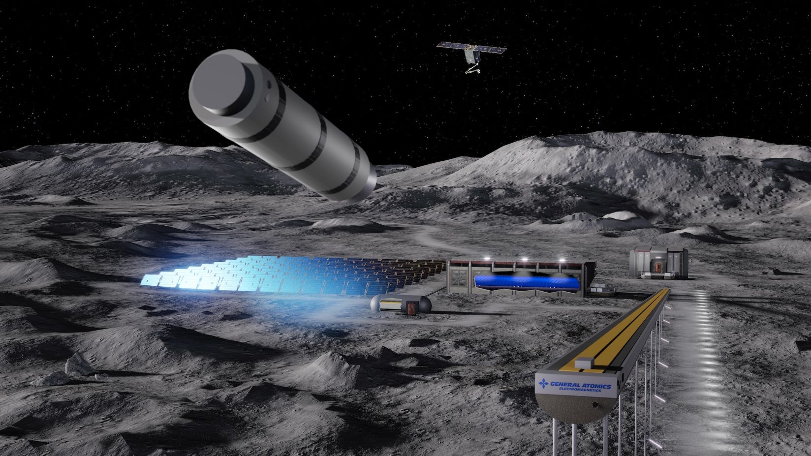 Elon Musk quer colocar uma catapulta de satélite na lua. Não é uma ideia nova