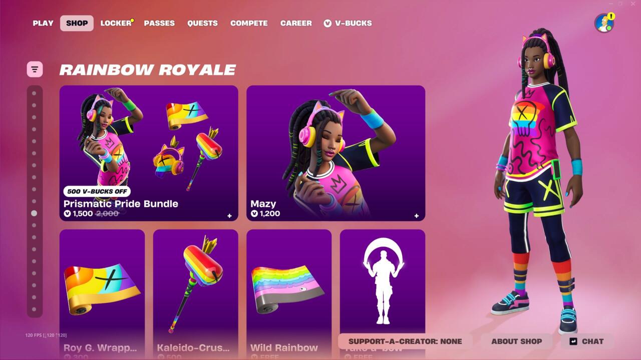 Chappell Roan trouxe o orgulho de volta para Fortnite