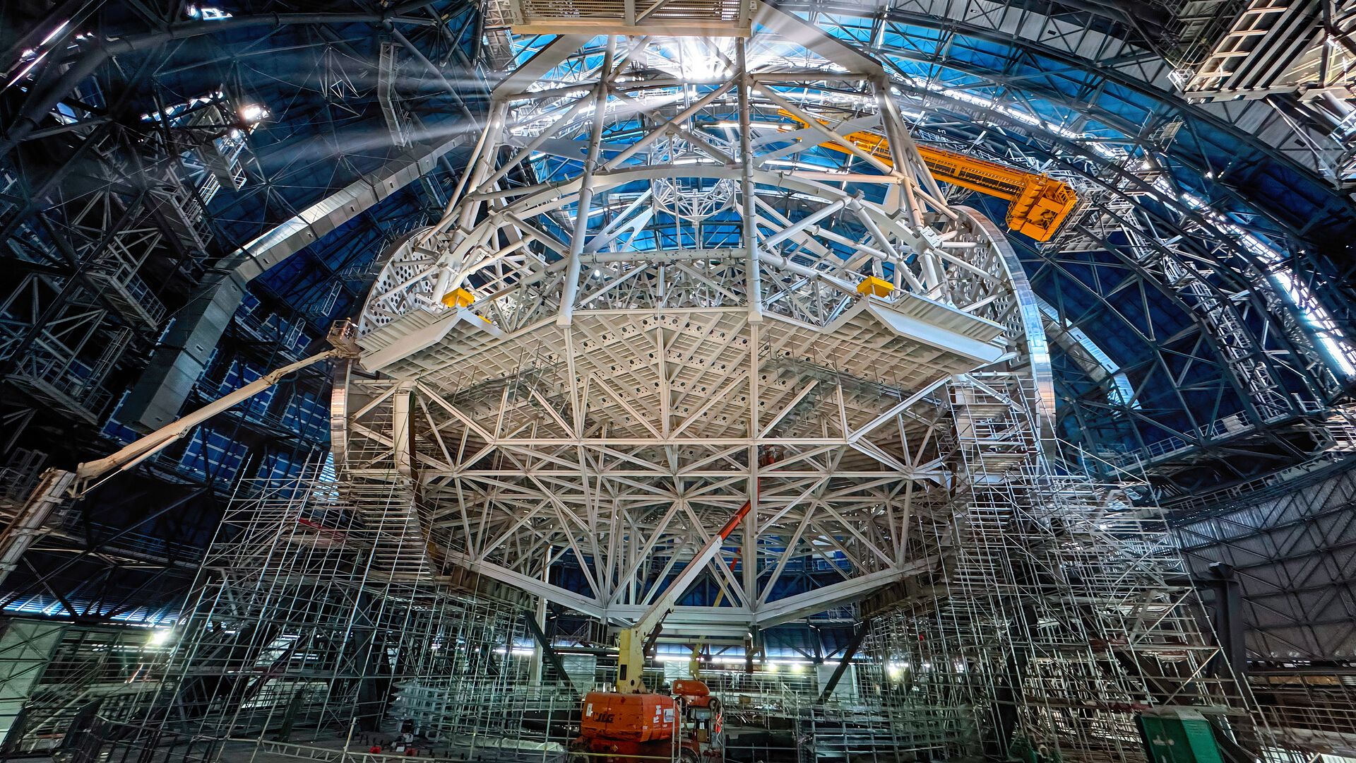 O coração de uma foto de telescópio gigante do dia 9 de fevereiro de 2026