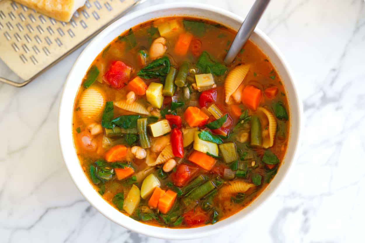 Nossa receita favorita de sopa Minestrone
