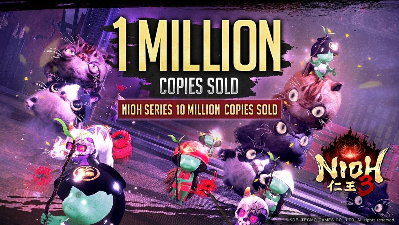 Vendas de Nioh 3 ultrapassam um milhão
