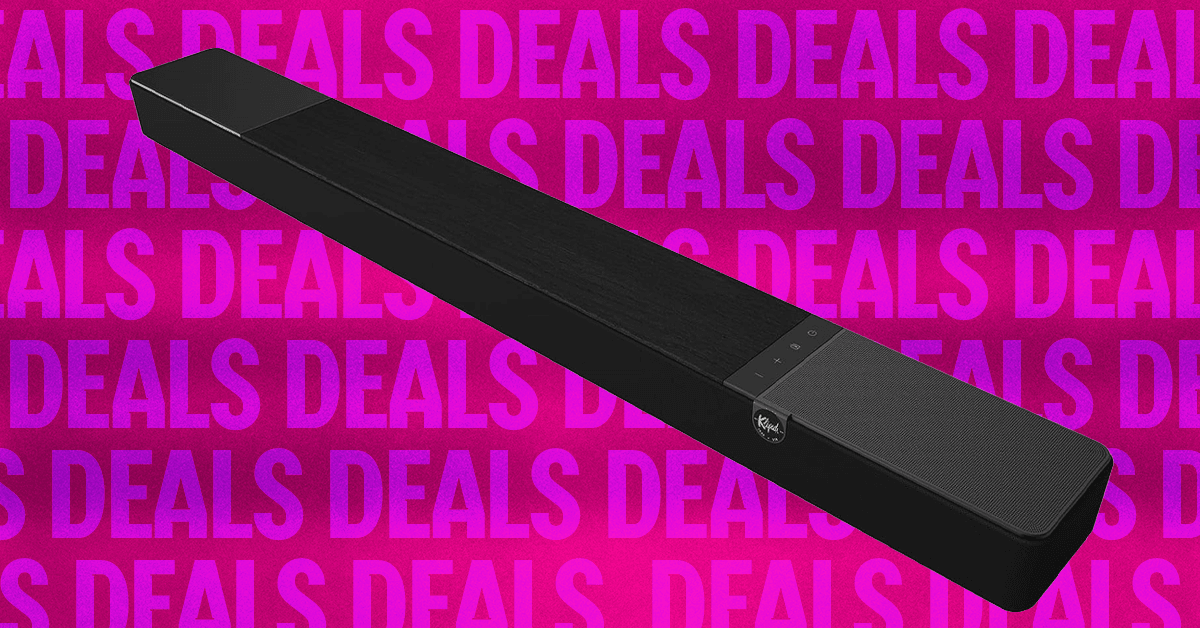 Comece sua jornada de som surround com US $ 50 de desconto nesta barra de som Klipsch