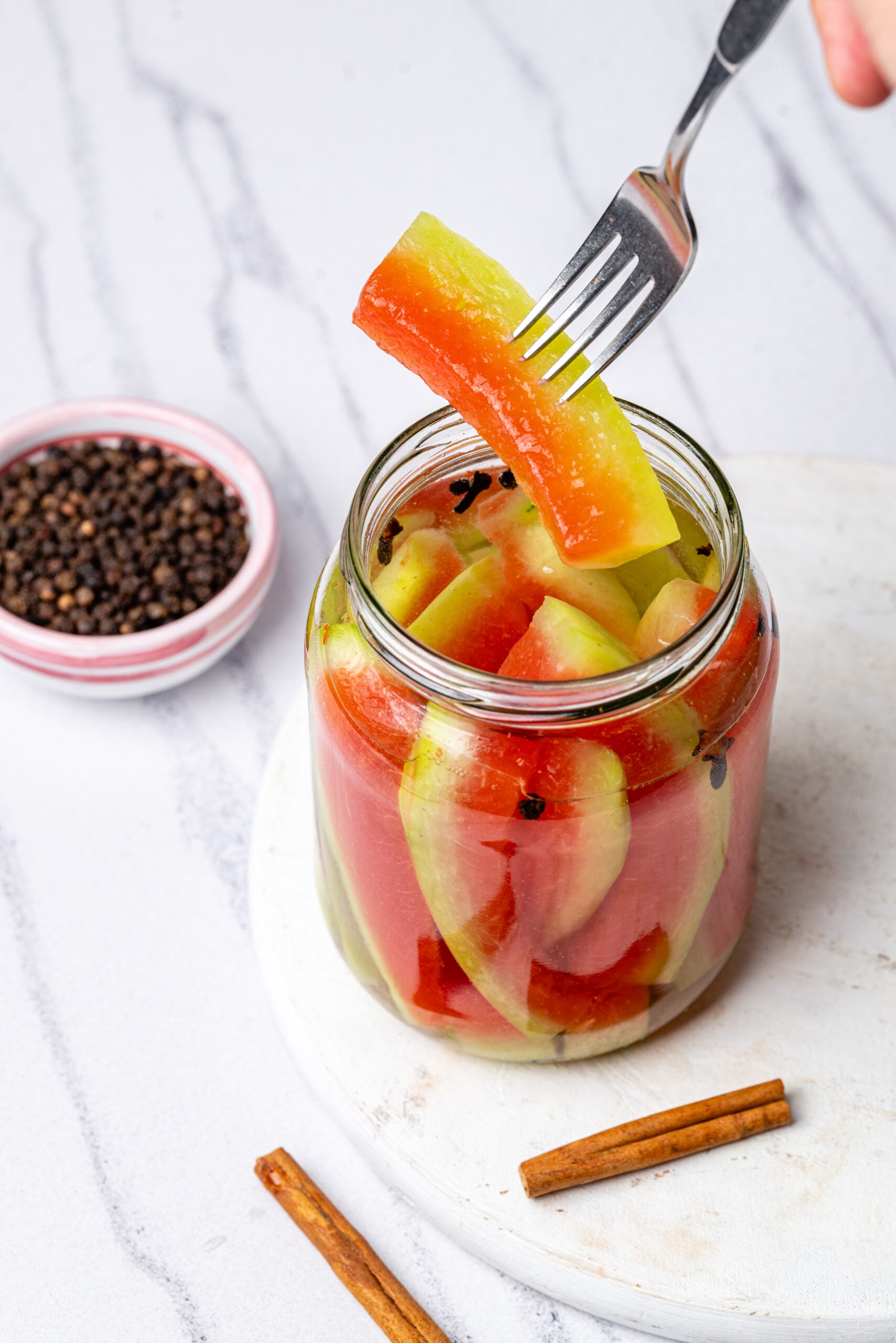 Picles de casca de melancia – Food Faith Fitness
