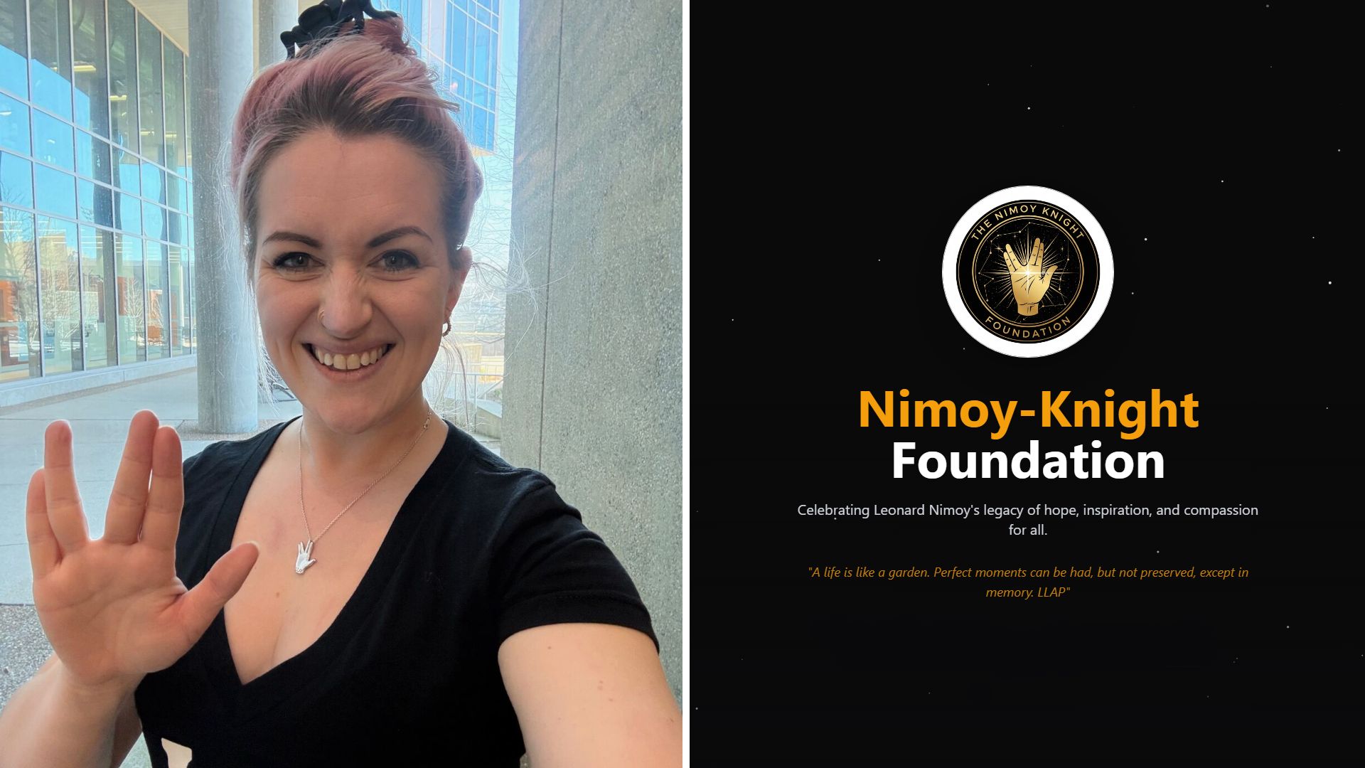 A Fundação Nimoy-Knight homenageia ‘Girl Spock’ e sua missão de se tornar a primeira mulher abertamente autista no espaço