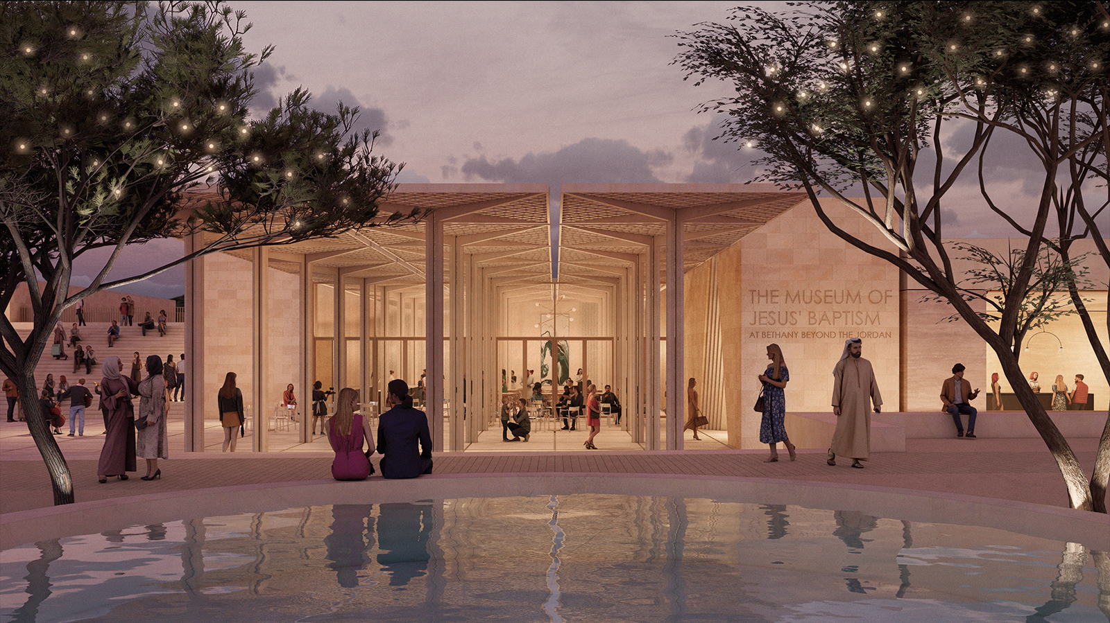 Níall McLaughlin Architects vence concurso internacional para o Museu do Batismo de Jesus em Betânia, Jordânia