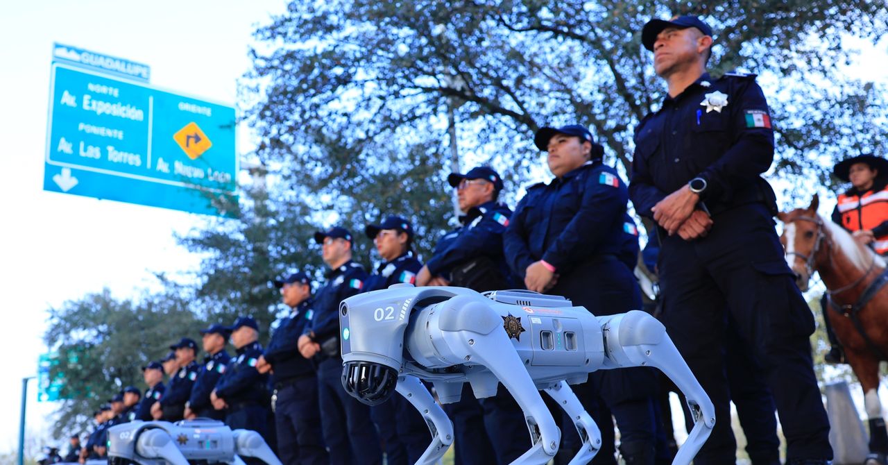 Cães-robôs estão em patrulha na Copa do Mundo de 2026 no México