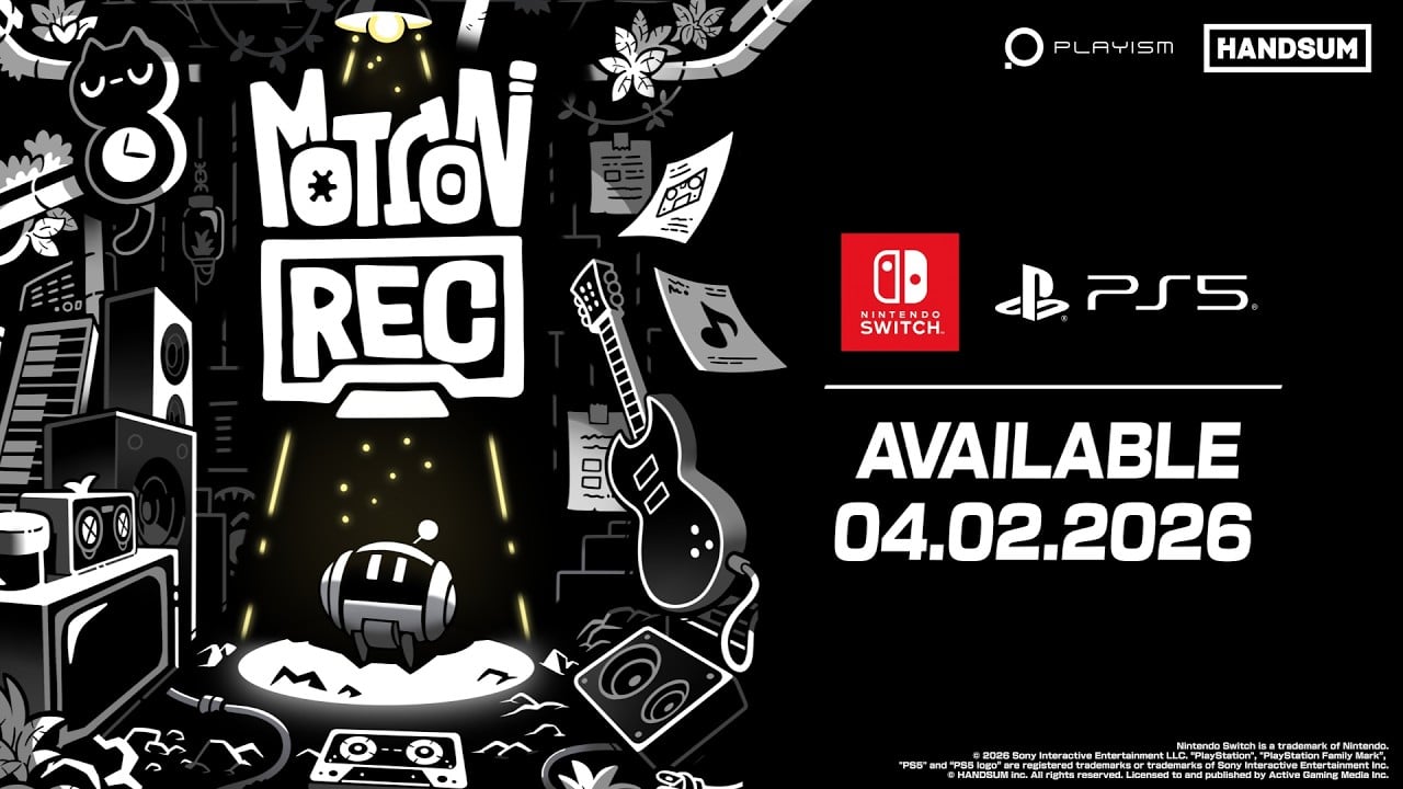 MotionRec para PS5, Switch será lançado em 2 de abril
