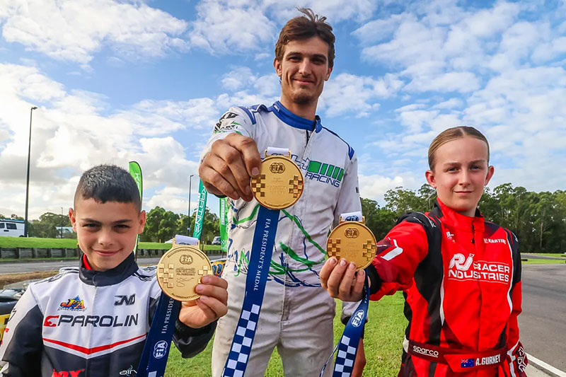 Medalhas FIA para australianos – KartSportNews