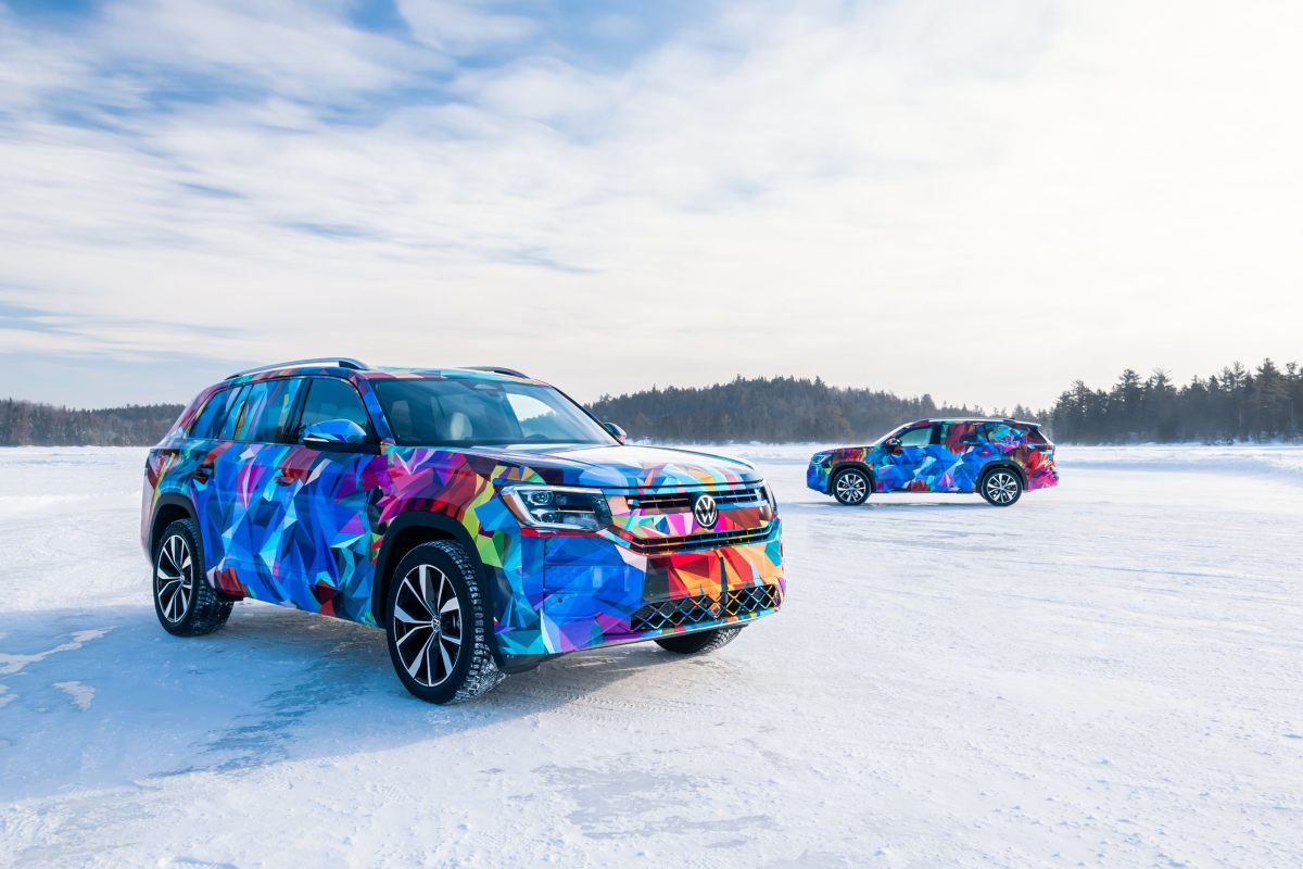 2027 Volkswagen Atlas mostra novo visual ousado antes da revelação de 31 de março