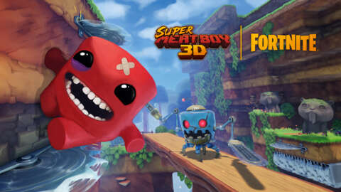 O próximo crossover de jogos de Fortnite é Super Meat Boy