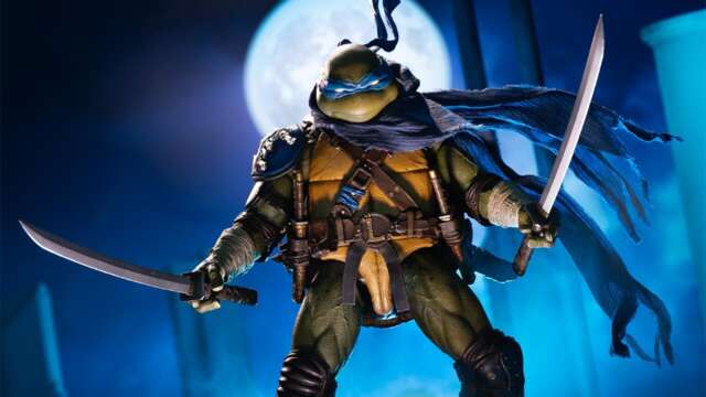 Exclusivo: a nova figura TMNT Leonardo da Mondo sai das sombras