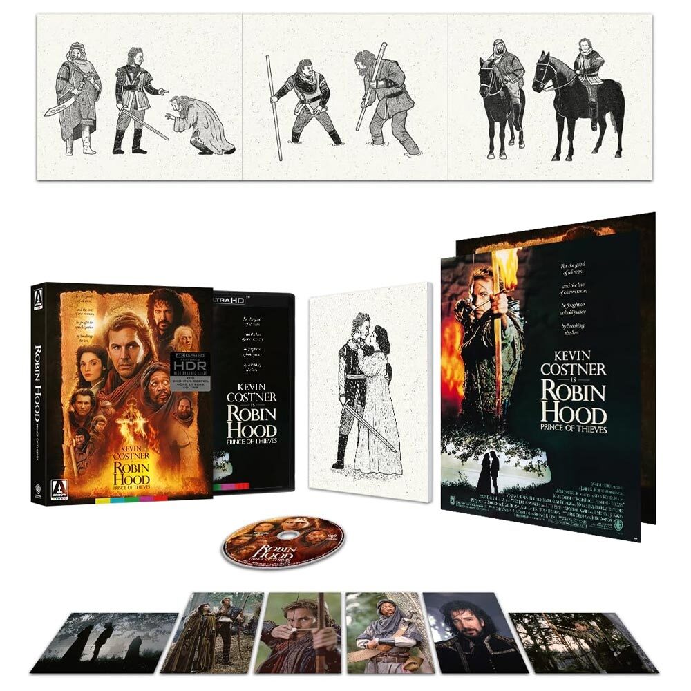 Robin Hood: Prince Of Thieves ganha um box set 4K, pré-encomendas já disponíveis