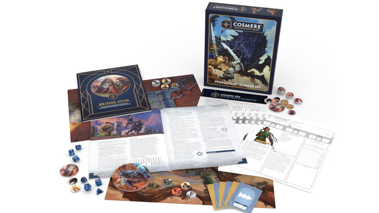 Economize no Cosmere TTRPG oficial baseado na série Stormlight Archive de Brandon Sanderson