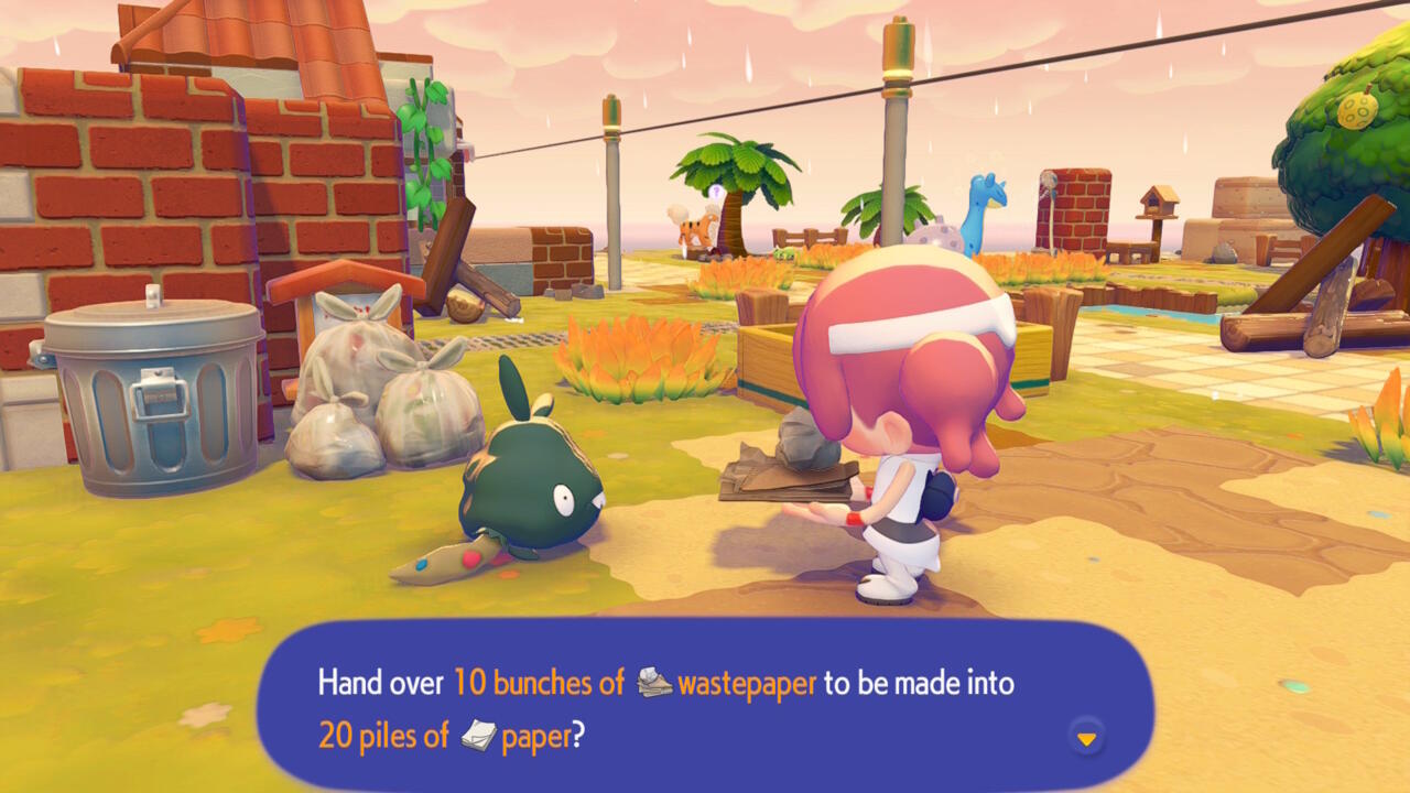 Como conseguir papel no Pokémon Pokopia