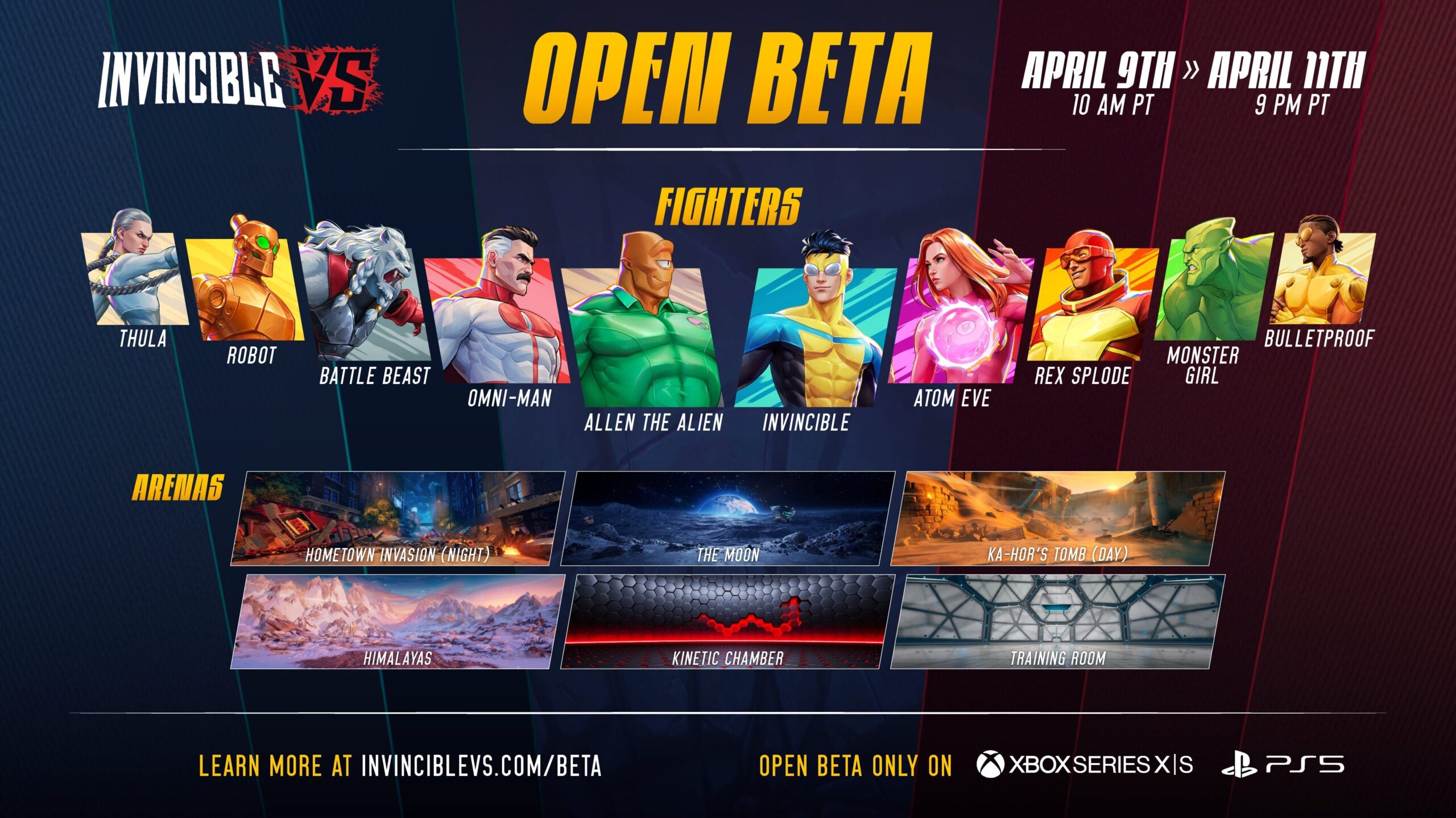 Invincible VS adiciona Allen, o Alien; Teste beta aberto do PS5 e Xbox Series definido para 9 a 11 de abril