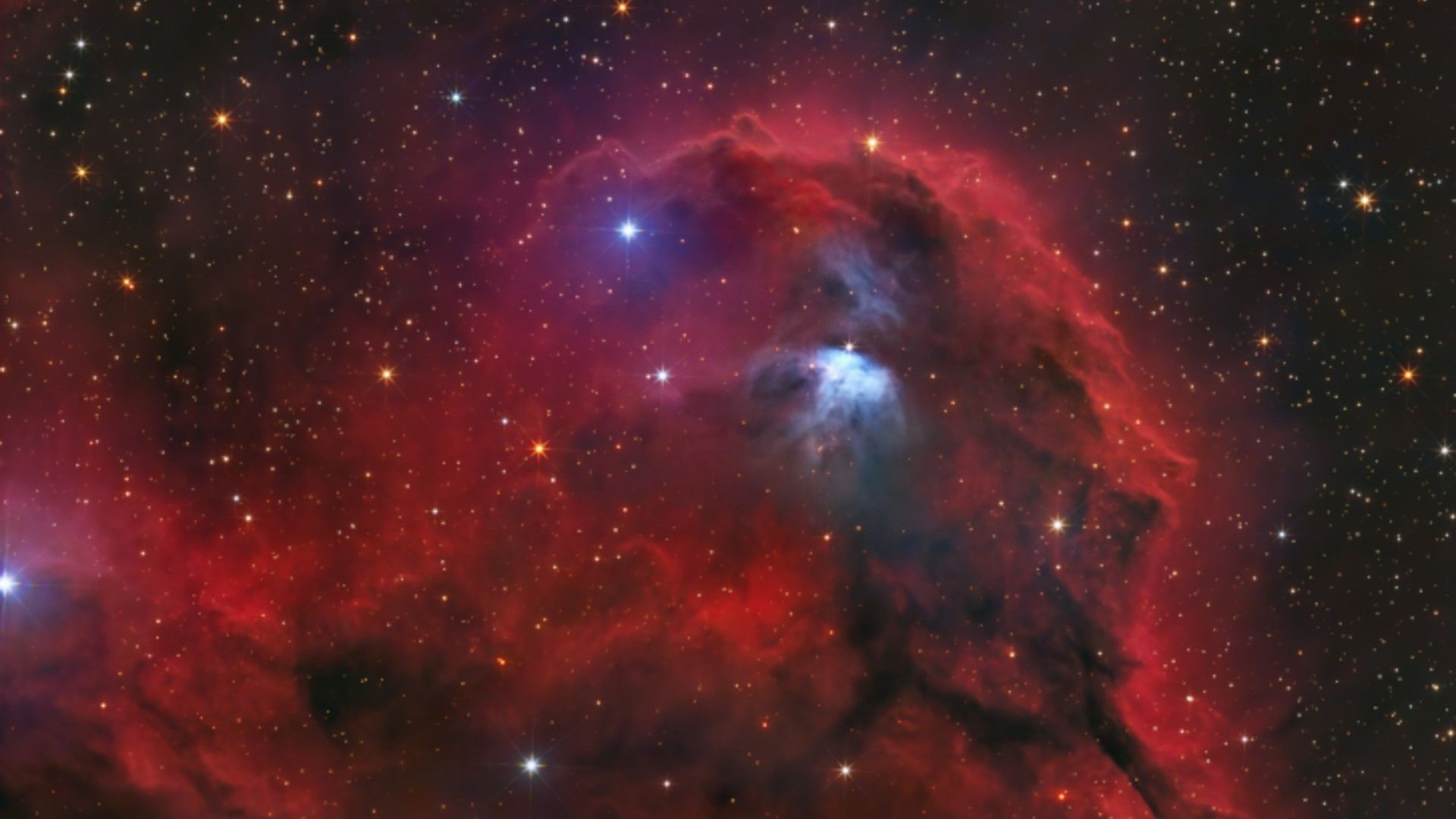 Astrofotógrafo passa quase 70 horas capturando uma delicada nebulosa azul em Orion (foto)
