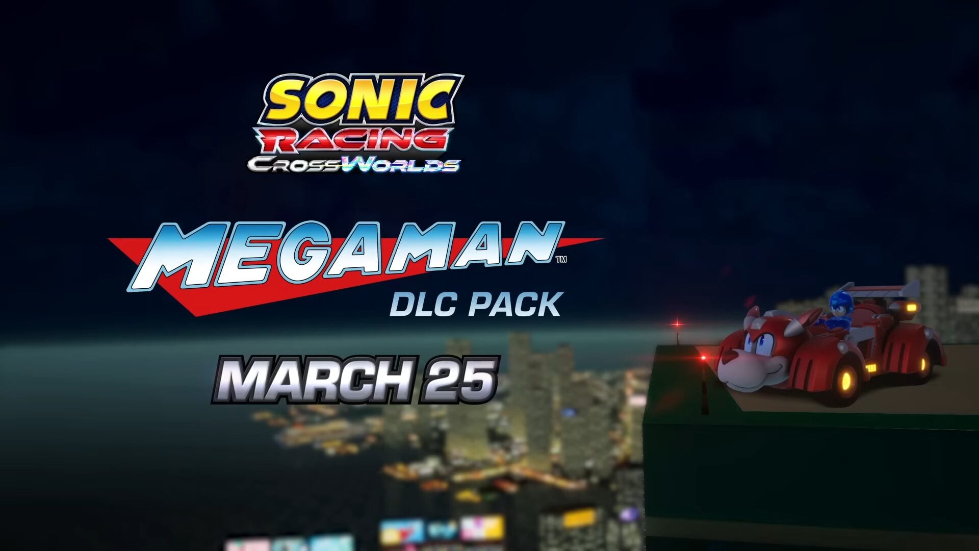 Sonic Racing: CrossWorlds DLC ‘Mega Man Pack’ será lançado em 25 de março