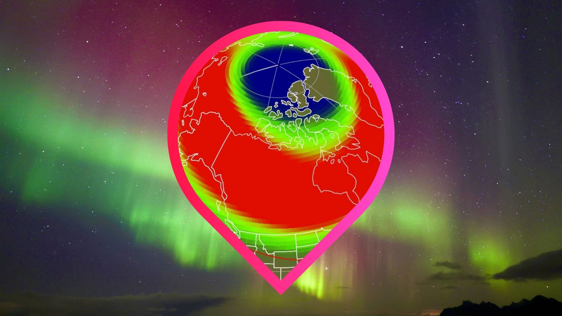 A aurora boreal pode ser visível em 18 estados em 19 de março