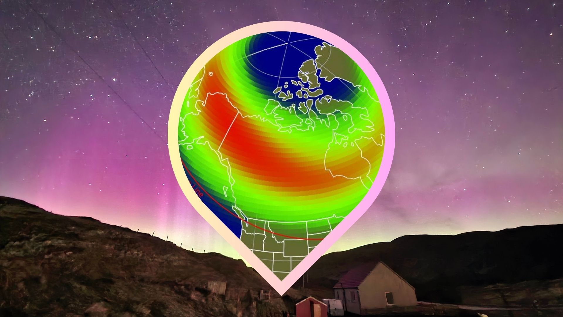 A aurora boreal pode ser visível em 9 estados dos EUA em 13 de março