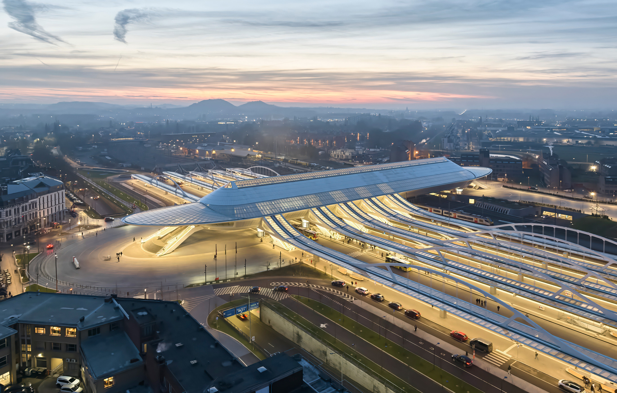Estação Ferroviária de Mons / Santiago Calatrava
