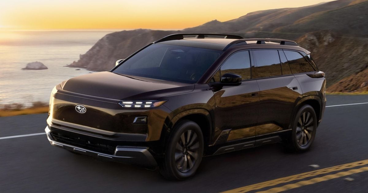 2027 Subaru Getaway revelado: Só pode haver dois Toyota Highlander EVs