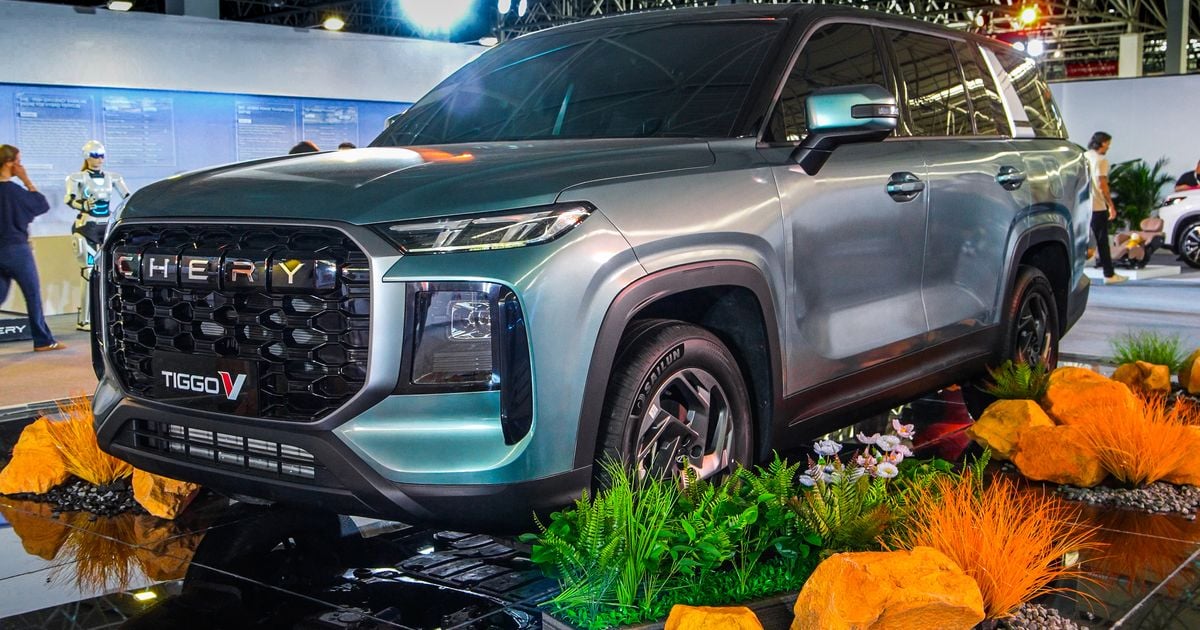 2026 Chery Tiggo V revelado como um novo SUV de sete lugares que se converte em um ute