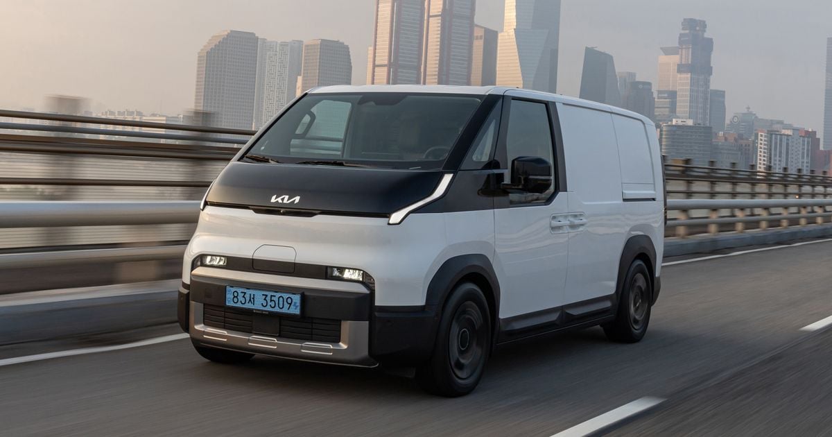 2026 Kia PV5 Cargo é considerada a van elétrica mais barata da Austrália