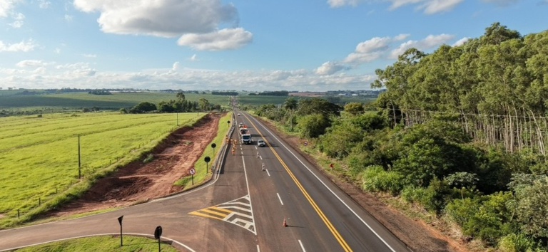 ANTT registra entrega antecipada de faixa adicional na BR-163/MS em Mundo Novo — Agência Nacional de Transportes Terrestres