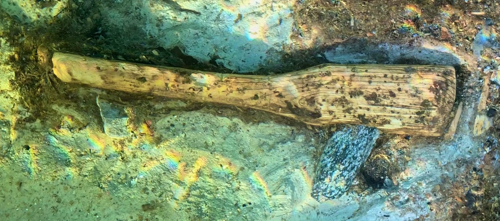 Machado neolítico encontrado no Lago Constança – The History Blog
