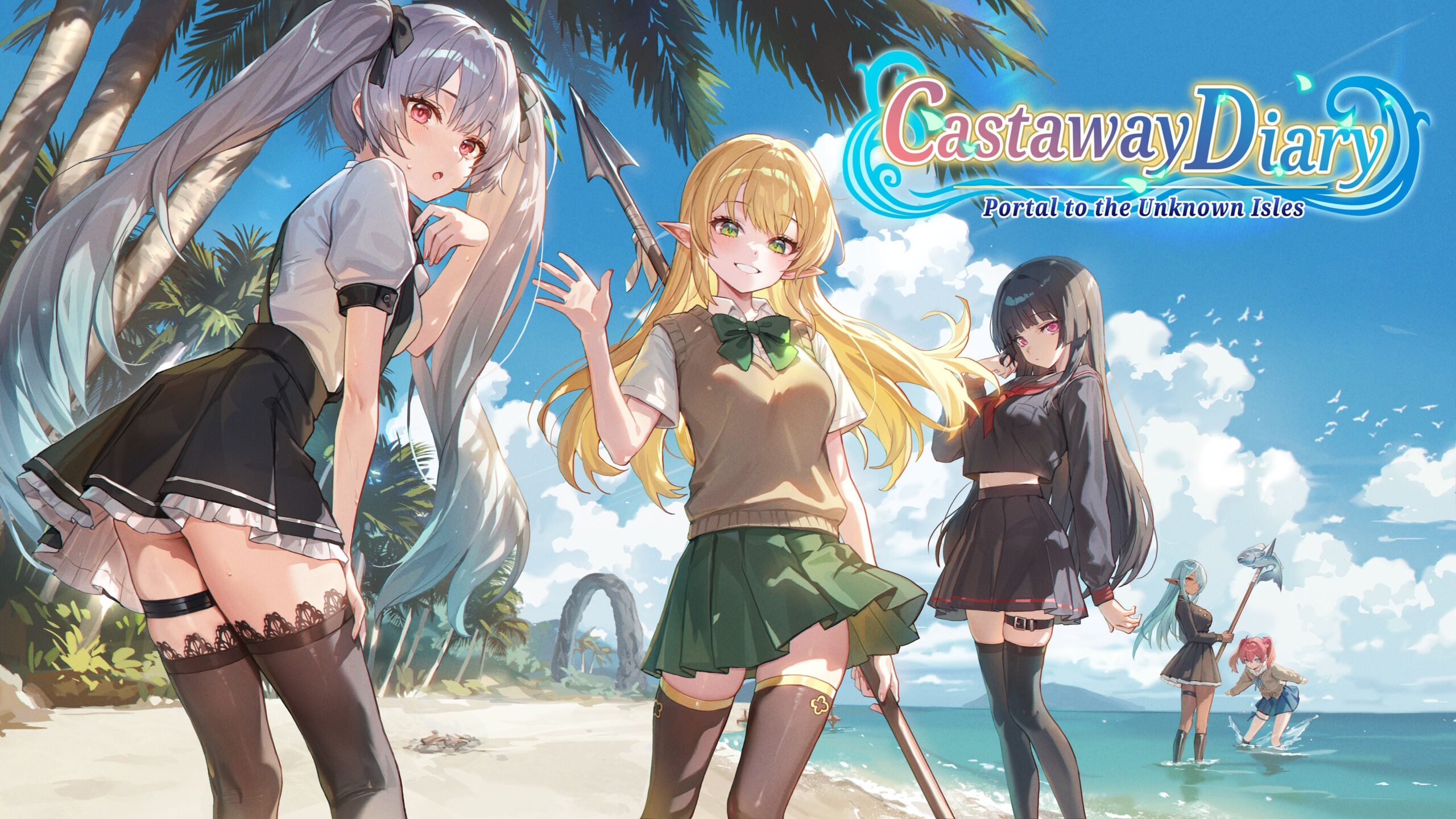 ‘Jogo de aventura e sobrevivência estilo anime’ Castaway Diary: Portal to the Unknown Isles anunciado para PC