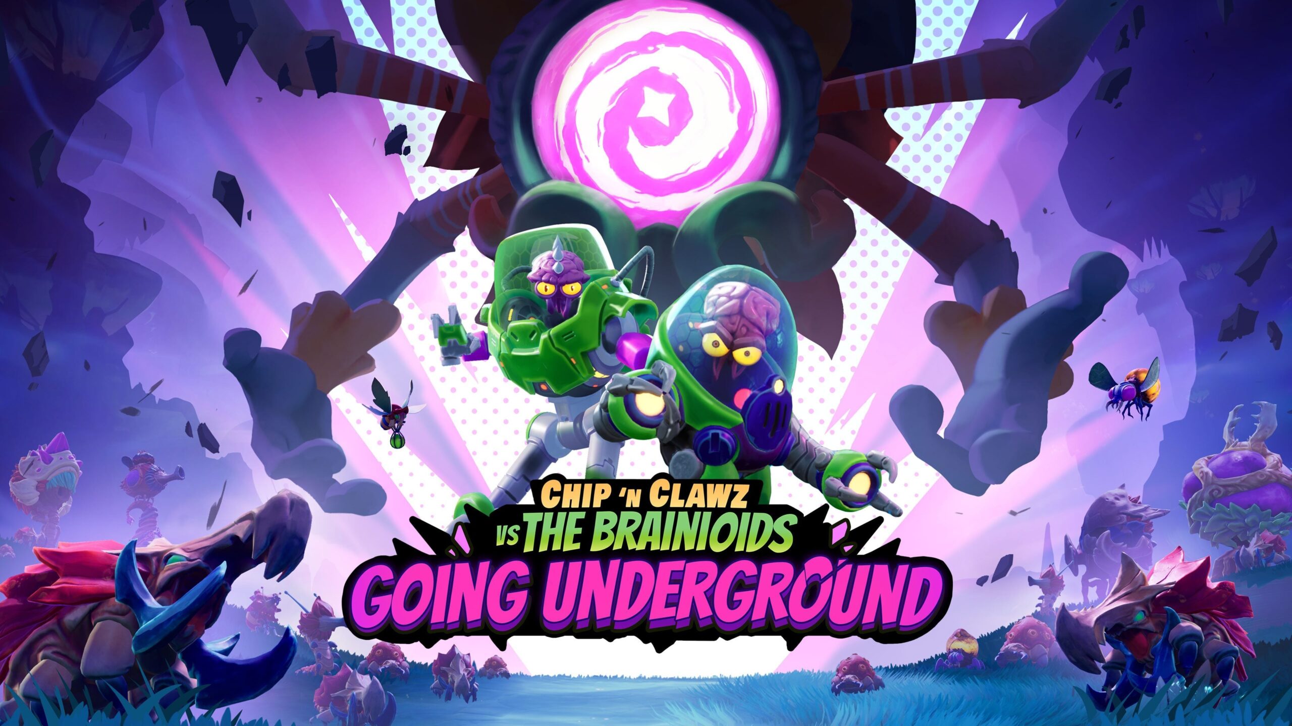 Chip ‘n Clawz vs. The Brainioids DLC ‘Going Underground’ anunciado