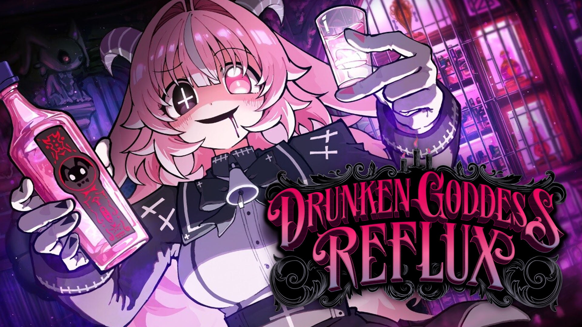 Alliance Arts e WHO YOU anunciam jogo de roleta russa do demônio yandere Drunken Goddess Reflux para PC