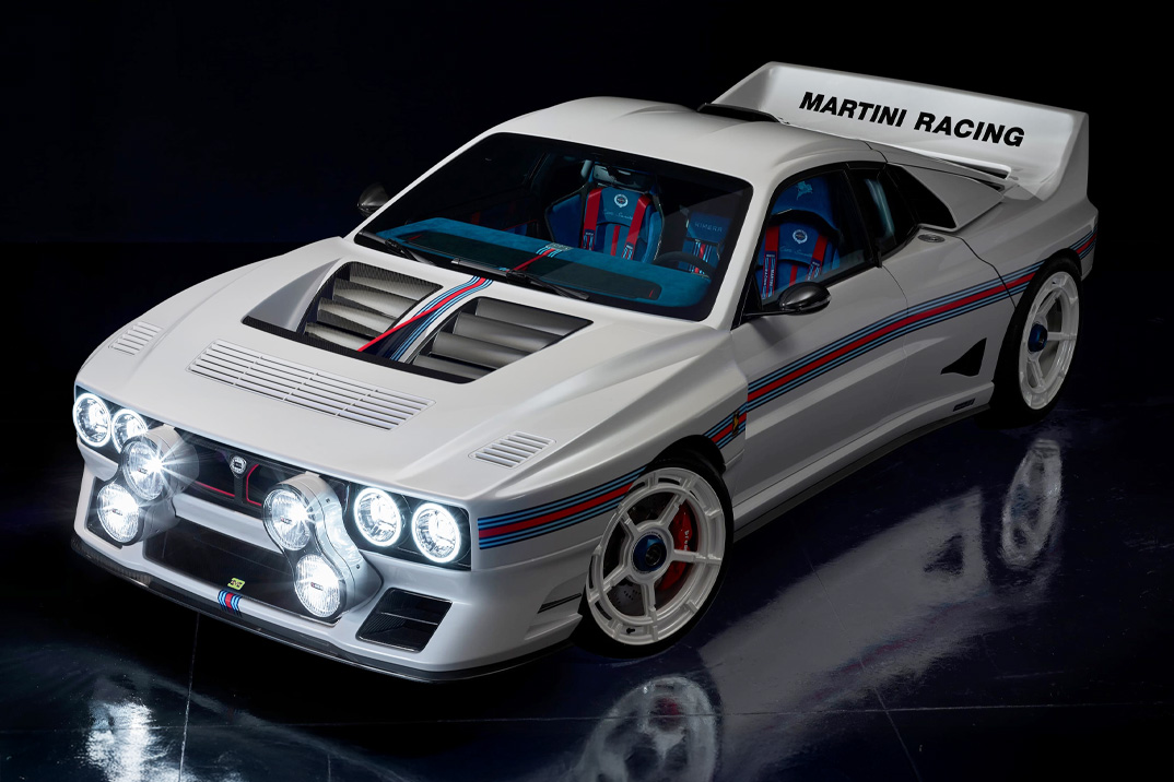 Kimera apresenta seu tributo ao Lancia 037 de 640 HP com a icônica pintura Martini Racing