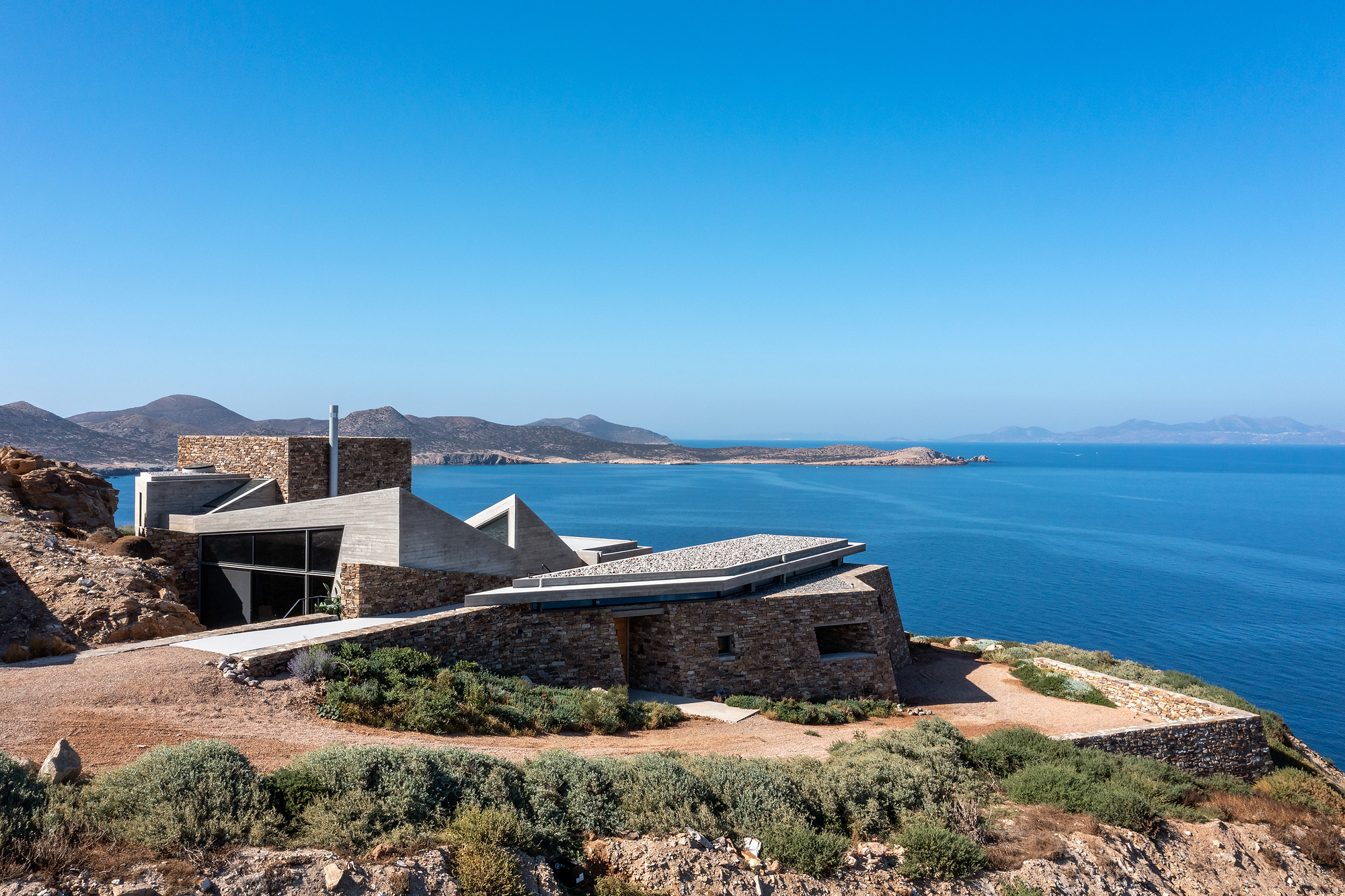 Casa de Verão Rumo ao Sol / Tassos Biris – Sofia Tsiraki & Associate Architects